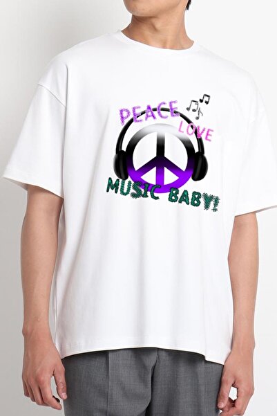 GreenMint سيجن السلام الأبيض للجنسين، السلام، الحب، الموسيقى الطفل!