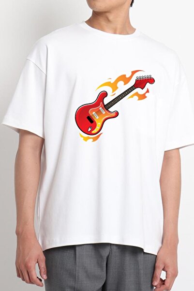 GreenMint للجنسين الأبيض الغيتار الموسيقى الحب