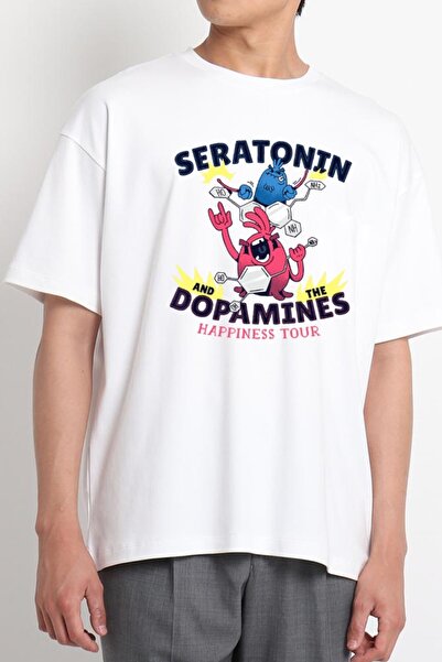 GreenMint طبول موسيقى الروك الدوبامين سيراتونين باللون الأبيض للجنسين