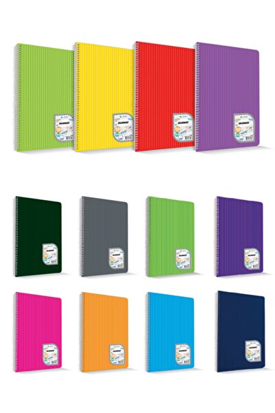 Çınar 96 Yaprak Spiralli Telli Kareli Defter