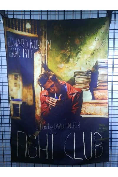 owl bag Fight Club - Tapiserie de perete cu model Brad Pitt