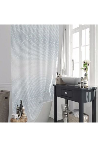 Tropik Perdeau de duș pentru baie Jackline Bifă dublă 2x110x200cm