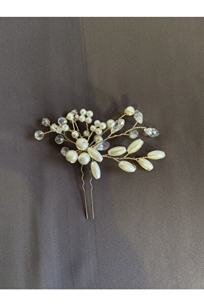 Pearly Handmade Accesoriu pentru păr cu perle Agraf de păr de mireasă