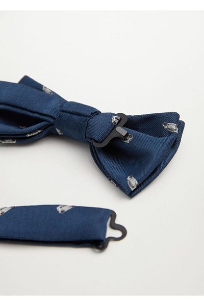 MANGO Kids Dark Blue Tie for Kids