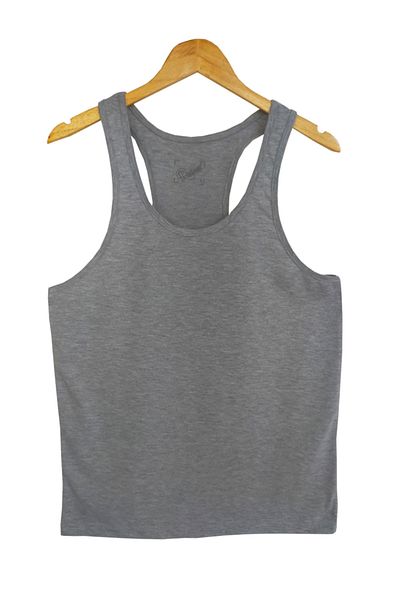 Raf Coll Ανδρικό αθλητικό μπλουζάκι γκρι Melange Basic