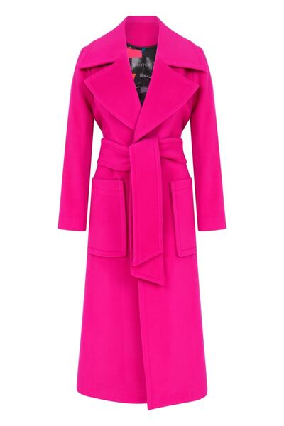 ShotOf Kiki Rose Cole Cashmere & Wool Coat