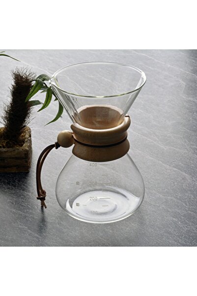 Tohana Chemex 400 Ml Cam Kahve Demleme Karafı