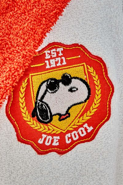 PEANUTS By Karaca Home Snoopy Joe Embroidered 8-10 Years Old Children's Bathrobe Set