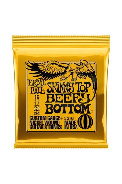 Ernie Ball 2216 Skinny Top Beefy Bottom Nickel Wound Electric Guitar Strings ...