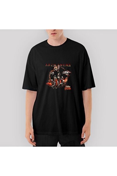 Z zepplin Μαύρο μπλουζάκι Arch Enemy Khaos Legions oversized