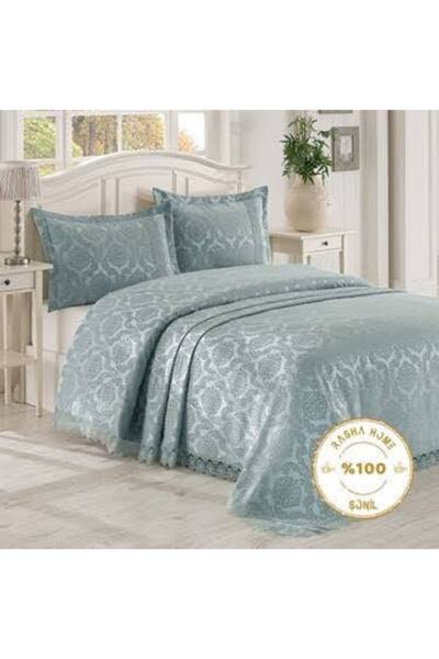 Genel Markalar Çift Kişilik Güpürlü Yatak Örtüsü Seda