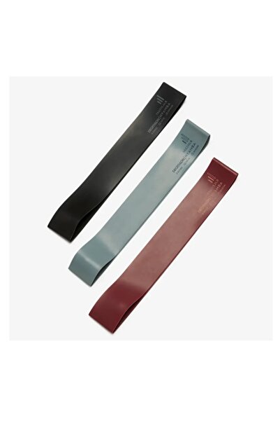 Decathlon Набір стрічок для пілатесу - 5-6-7 кг - Каучук - Бірюзовий/бордовий/чорний - Фитнес 100