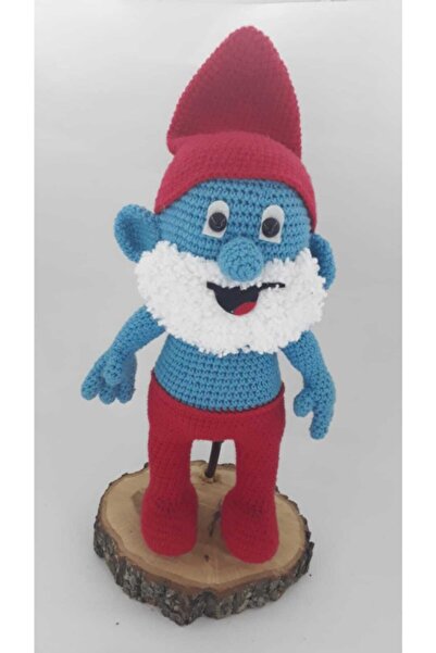 OYUNCAKPARK Şirin Baba Amigurumi Organik Oyuncak