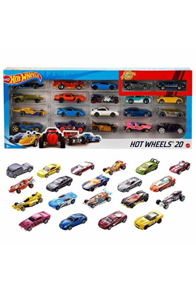 scntoys Hot Wheels 20li Araba Seti Oyuncak Hot Wheels Arabaları Hot Wheels Ar...