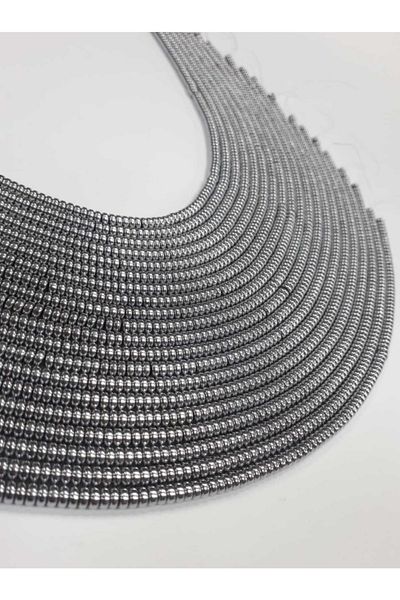 Yüksel Boncuk 4 Mm Disc (flake) Hematite String Natural Stone