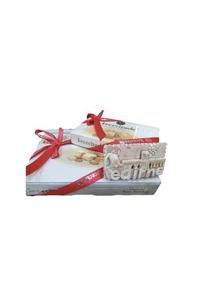 KEÇECİZADE 275 Gr Square Almond Cookies + 215 Gr Almond Paste + Edirne Magnet