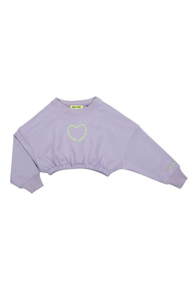 High Five Çocuk Crop Sweatshırt