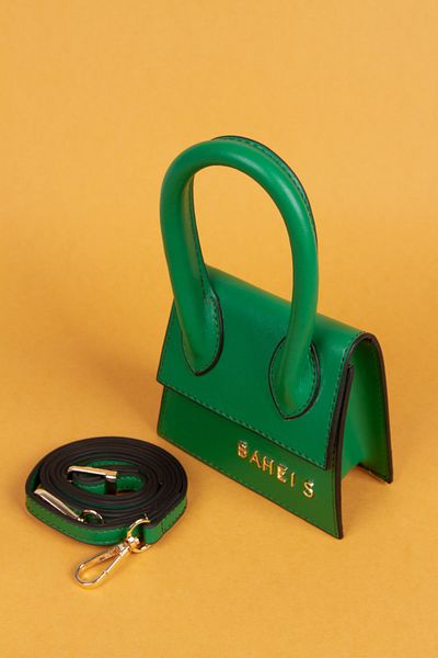 BAHELS Women's Green Mini Size Special Design Shoulder Bag