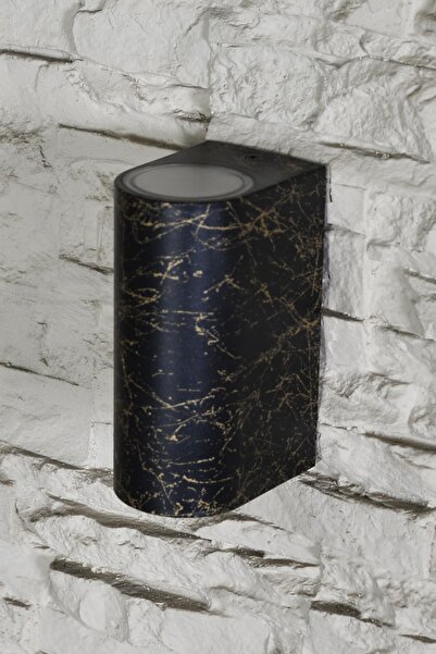 fullreyon Mermer Desen Plastik Kasa Dekoratif Çift Yönlü Iç Dış Mekan Aplik (AMPULLER HARİÇ)