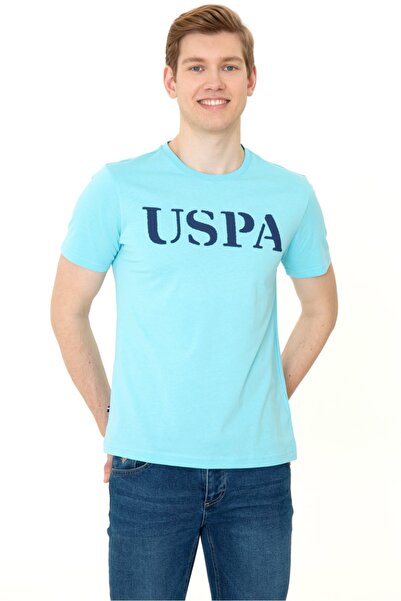 U.S. Polo Assn. Μπλε ανδρικό μπλουζάκι