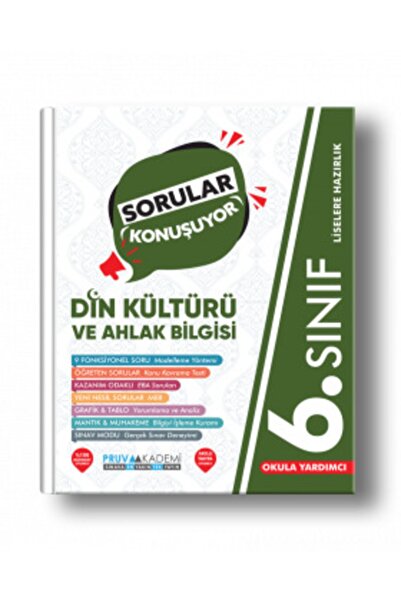 Pruva Akademi 6 Sınıf Din Kültürü Ve Ahlak Bilgisi Soru Bankası Sorular Konuş...