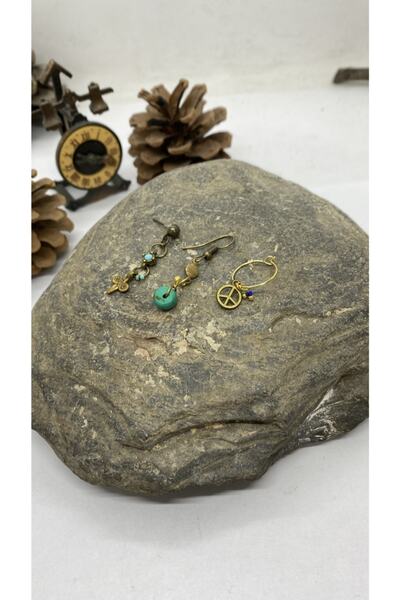 Porsuk Alternatif اليدوية العرقية أصيلة الهبي البوهيمي 3 قطعة مجموعة الأقراط