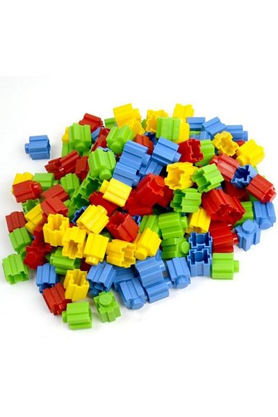 DEDE 250 Pieces Teak Tock Educational Toy - Storage Box Included