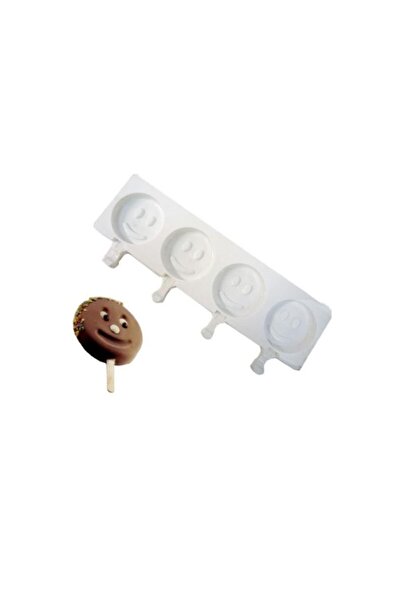 Siliko World قالب آيس كريم إيموجي 50 قطعة عصا آيس كريم