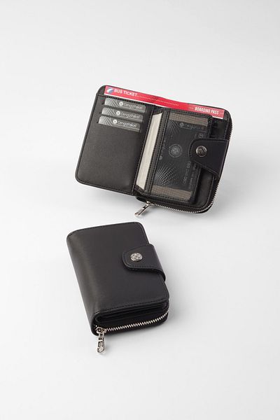 CENGİZ PAKEL Small Size Black Women's Wallet
