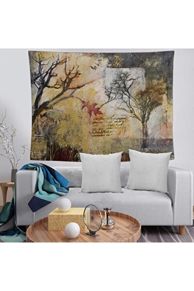 MEKTA HOME Husă decorativă pentru perete, lavabilă, rezistentă la pete, cu mo...