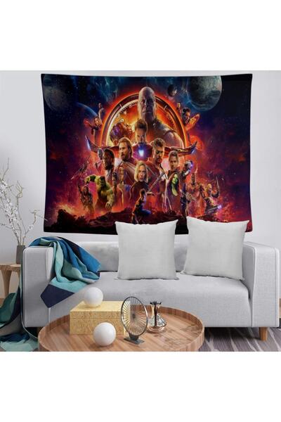 MEKTA HOME Husă decorativă pentru perete, lavabilă, rezistentă la pete, Aveng...