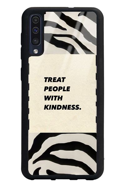 Spoyi حافظة هاتف لامعة بتصميم Zebra Motto متوافقة مع هاتف Samsung A50