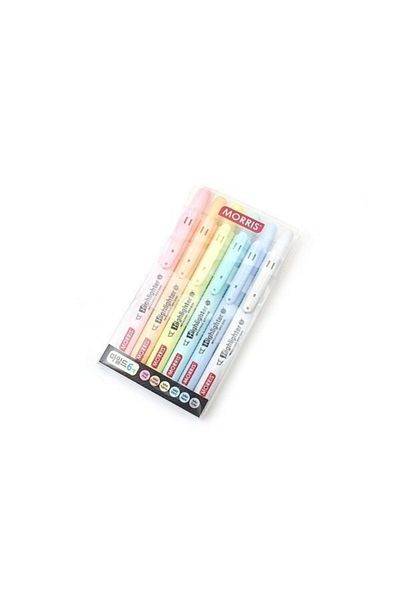 Morris Korean Pastel 6-Piece Highlighter Set
