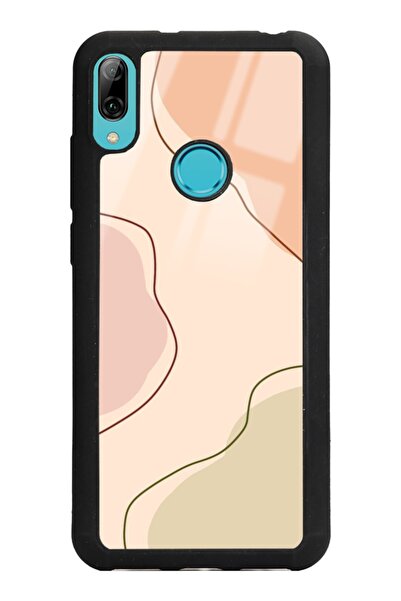 Spoyi حافظة هاتف هواوي Y6 (2019) بتصميم ألوان عارية لامعة