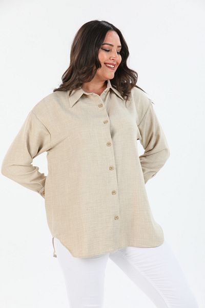 PERA CLUB Plus Size Shirt - Relaxed Fit