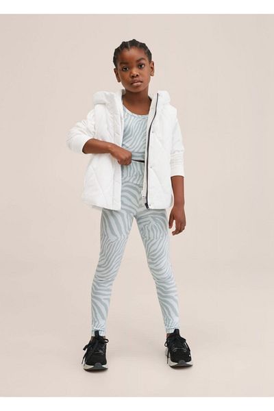MANGO Kids Gemusterte Sportstrumpfhose
