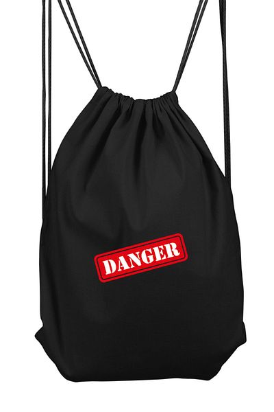 herotasarım Αθλητικό σακίδιο πλάτης Danger 36x50 cm - Bll1370