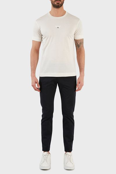 Emporio Armani بنطال جينز رجالي بجيب قطني بقصة ضيقة 8n1j06 1gn0z 0920