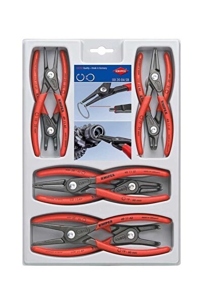 Knipex 00 20 04 Sb 8 Parçalı Segman Pens Seti