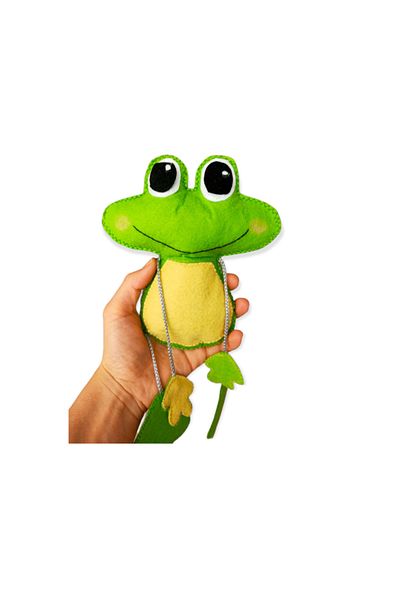 Dino Cat Mint (CATNIPLI) Cat Toy Felt Frog