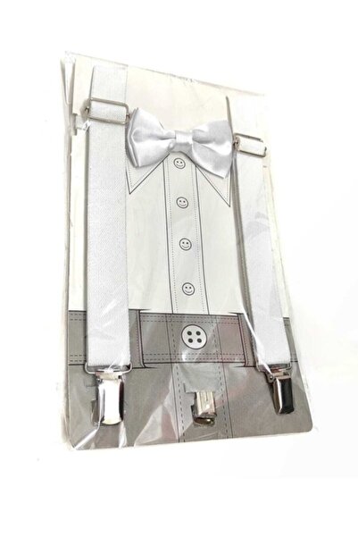 BLUEMOOR حمالة بنطلون للأولاد - إكسسوار عرض بدلة ربطة عنق