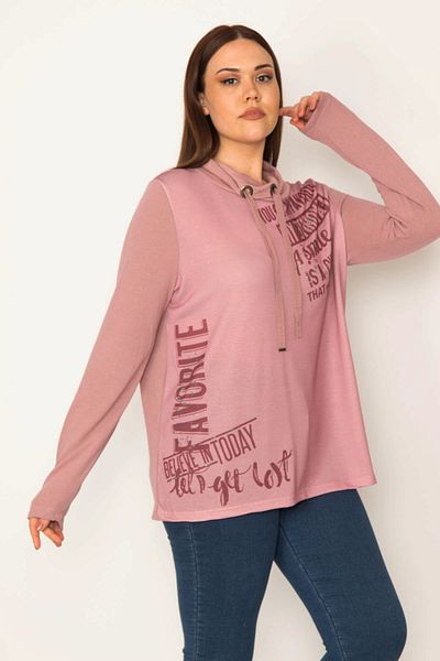 Şans Große Größen in Tunika - Lila - Regular Fit