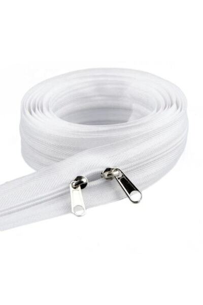 clean stoff 30 Metre Beyaz Fermuar 60 Başlık