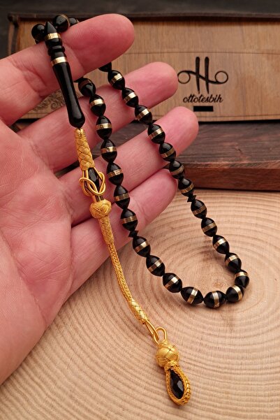 OTTOTESBİH Men's Gift Silver Kazaz Tassel Kuka Rosary