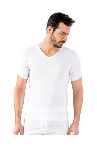 LÜXDRM Lux Drm 2 Pieces Cotton V-Neck Men's Combed Cotton Undershirt