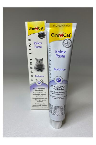 Gimcat Expert Line Relax Paste Sakinleştirici Şekersiz Kedi Macunu 50gr