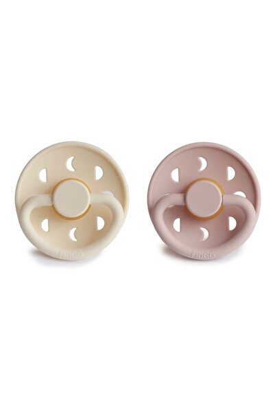 Frigg Moon Phase Ikili Kauçuk Emzik - Blush / Cream 6-18 Ay