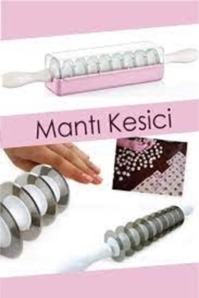 alpanya 1.kalite 9 Çelik Bıçaklı Mantımatik Mantı Kesme Merdanesi Mantı Kesme...