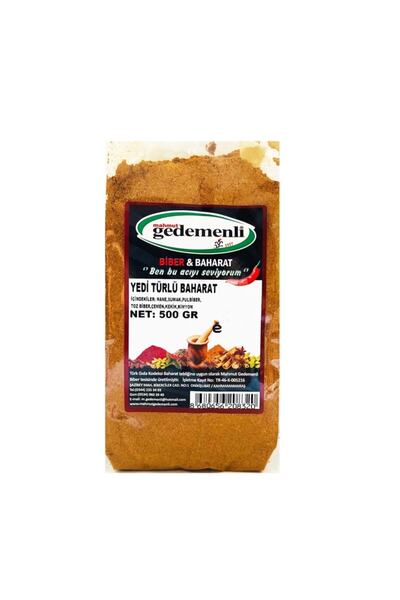 GEDEMENLİ Yedi Türlü Baharat 500 Gr