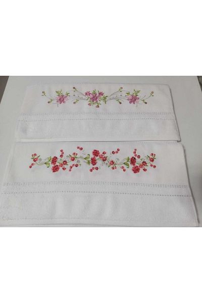 Fiesta Kardelen Dowry Embroidered Towel (özdilek) 2 Pack